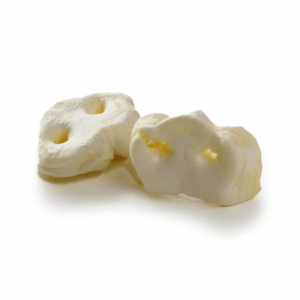 Peau de saumon nez de porc blanc séché mastication chien